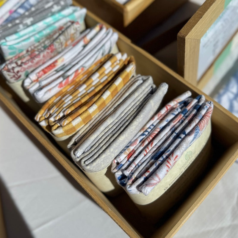 2ply Flannelette Handmade Hankies | Face Wipes | Tissues