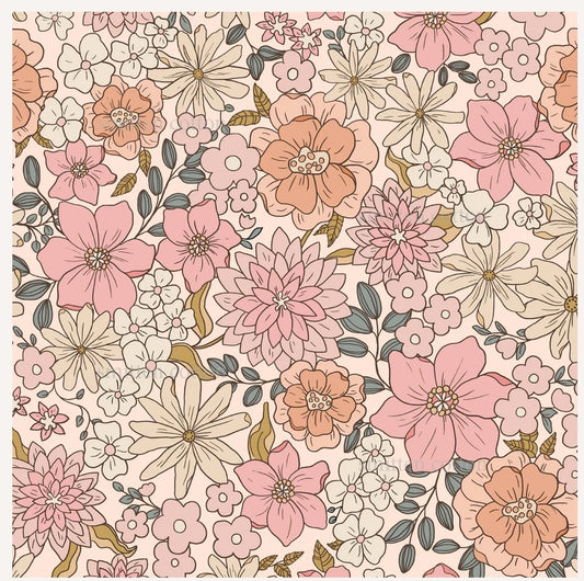 Flower Garden Handmade Snack/Wet Bag