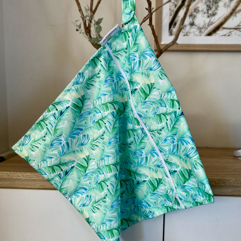 Palm Leaves Handmade Washable Snack/Wet Bag