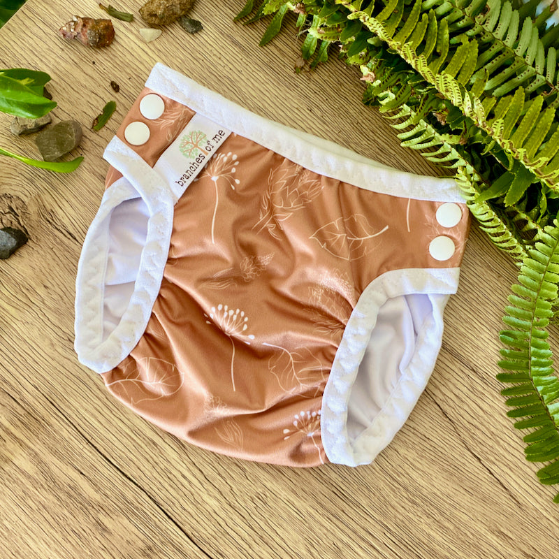 Golden Petals Handmade Reusable Swim Nappy