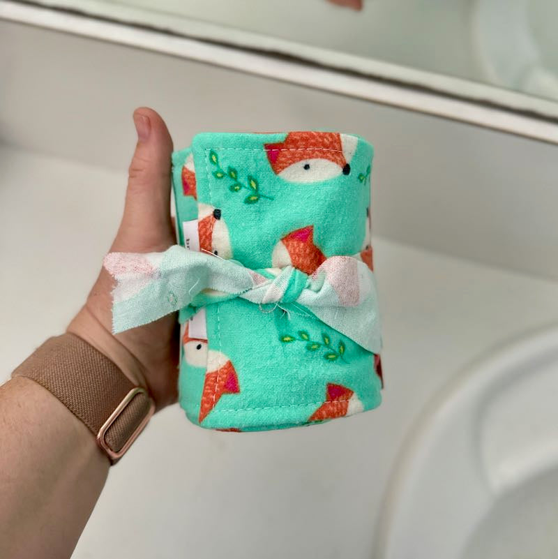 Branches Of Me Family Cloth Toilet Roll With Snaps