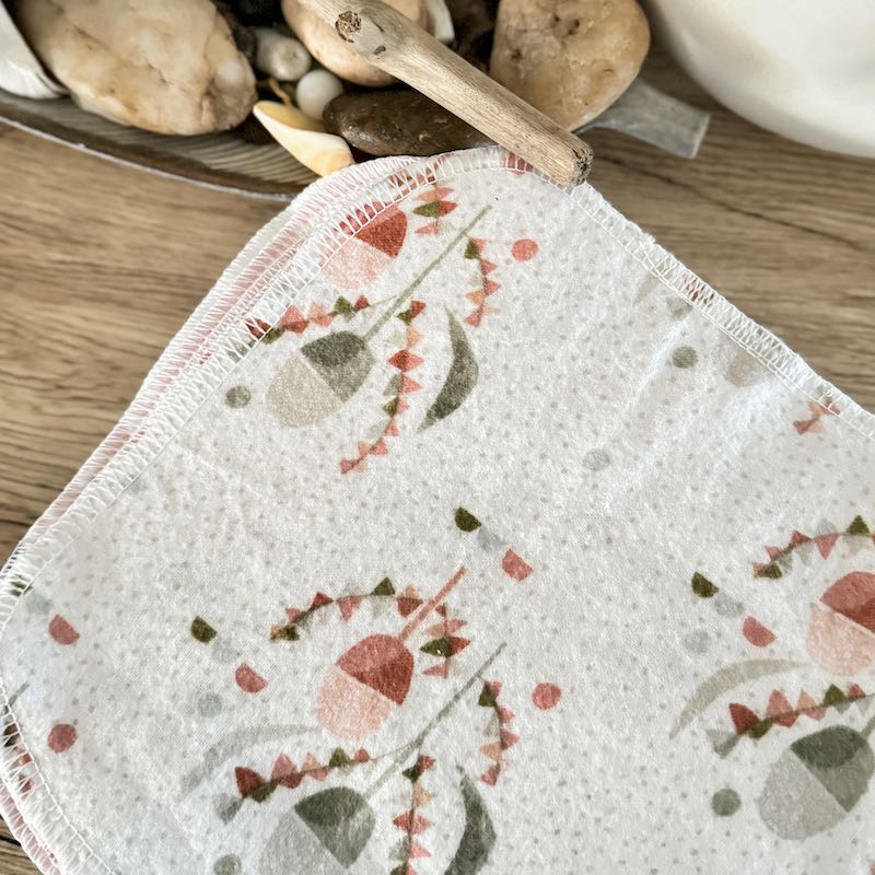 2ply Flannelette Handmade Hankies | Face Wipes | Tissues