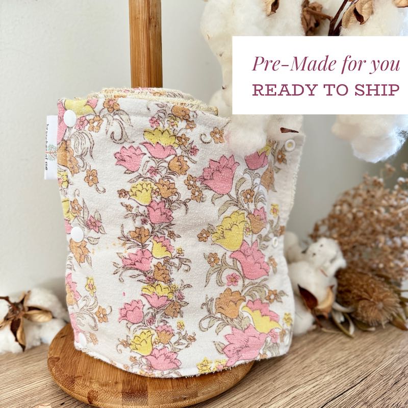 Pre-made Vintage Bells UnPaper Towel | Wipes ~ Ready To Ship