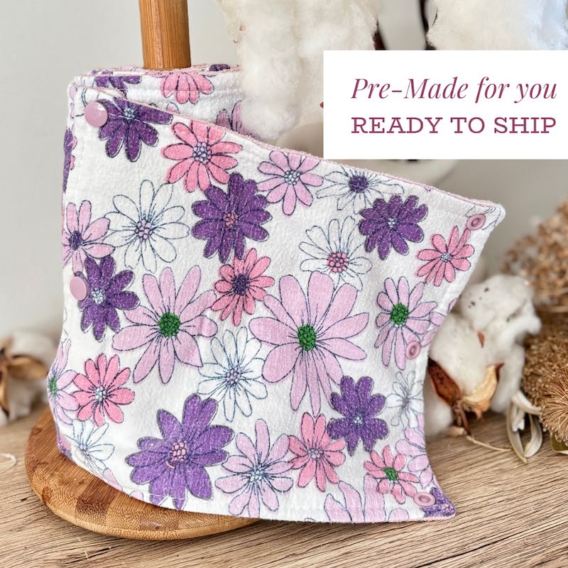 Pre-made Vintage Daisies UnPaper Towel | Wipes ~ Ready To Ship