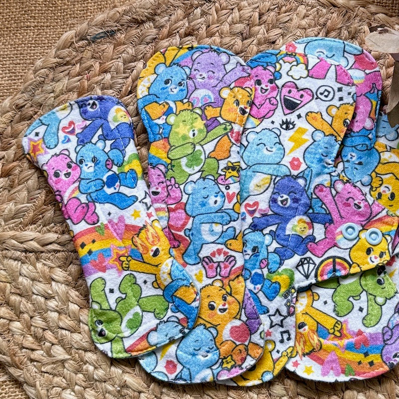 Cloth Menstrual Pads ~ The 90s Bears ~
