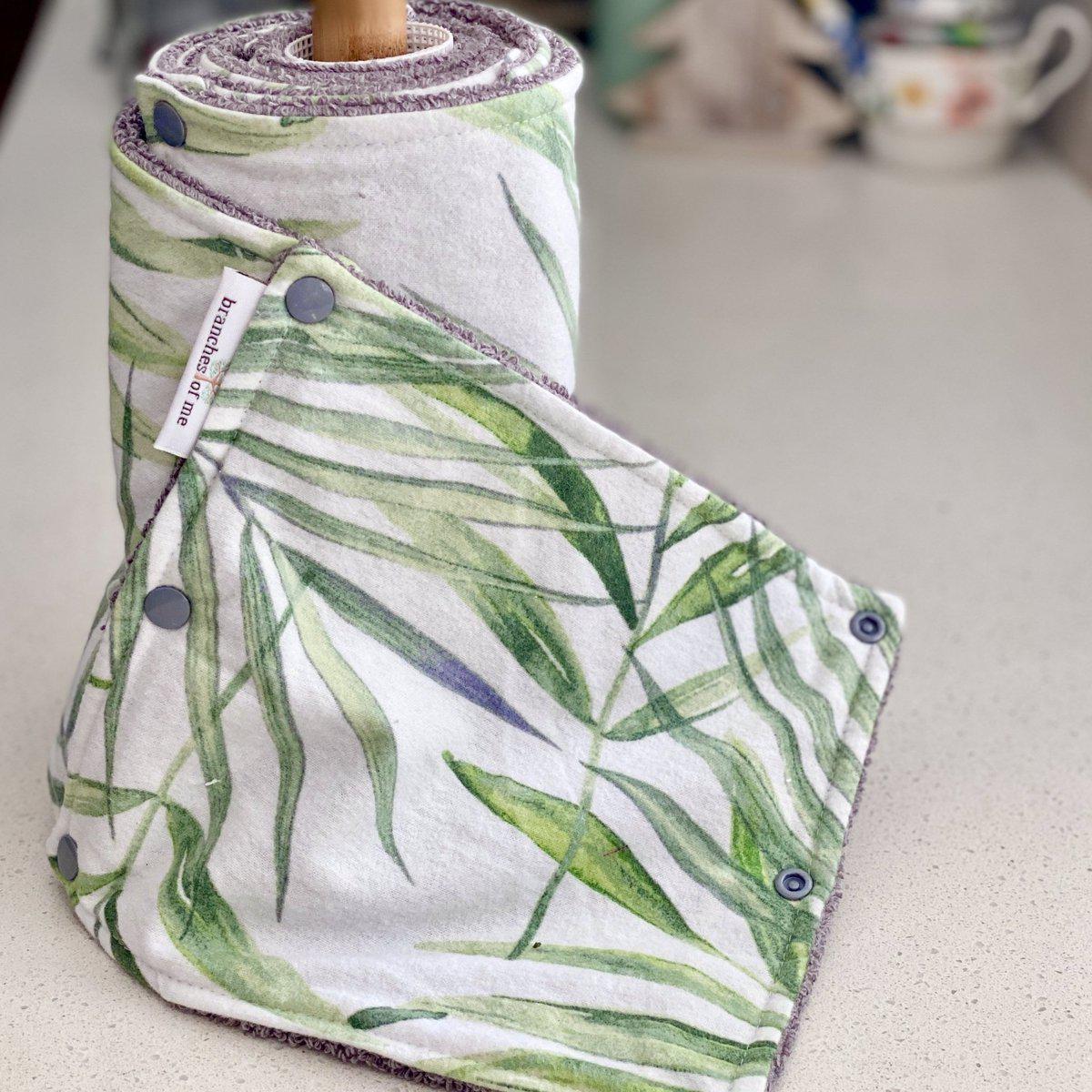 Green Palm Leaves Roll