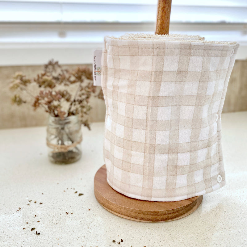 Calm Gingham Non-Paper Towel Roll | Unpaper Towels