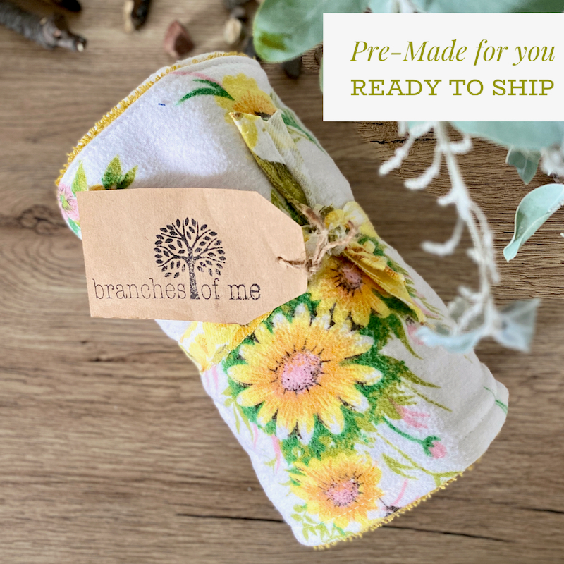 Beeswax wraps, safety razor, sinchies yogurt pouches