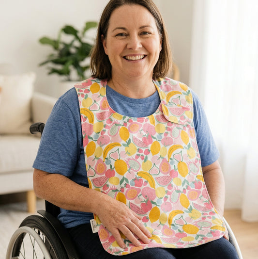 Adult Clothing Protector Bib – Reusable and Waterproof