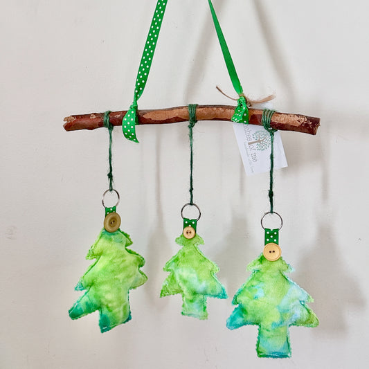 Upcycled Christmas Hanging Ornament