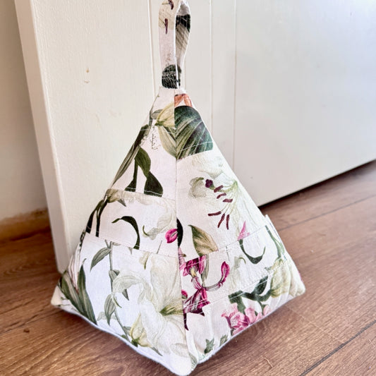 Scrap fabric door weight