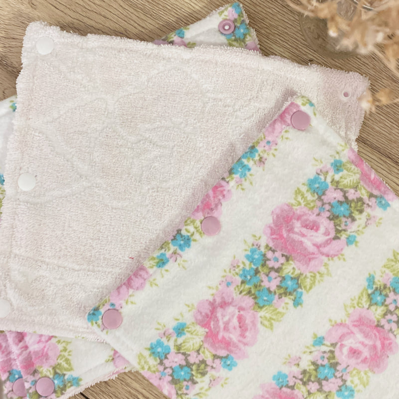 Vintage Pink Rose Non-Paper Towel Roll | Unpaper Towels