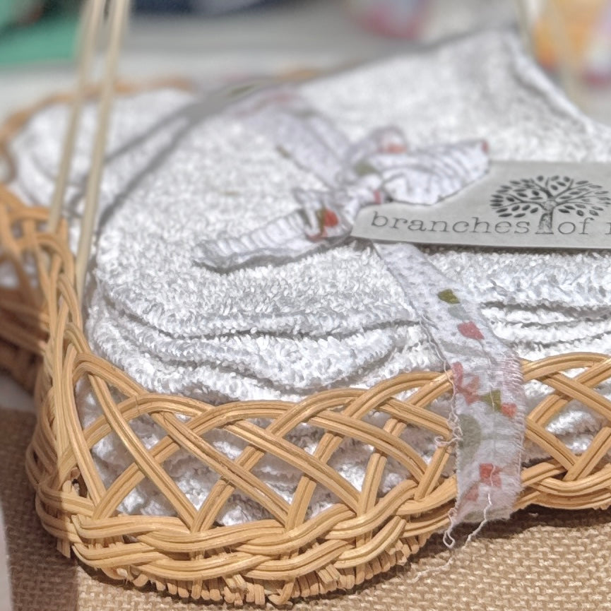 Cute Basket With Handmade Wipes