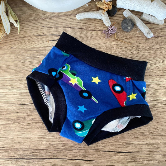 Cars Handmade Training Undies With Absorbent Layer
