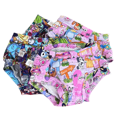 Toilet Training Undies  For Kids ~ Handmade absorbent underwear