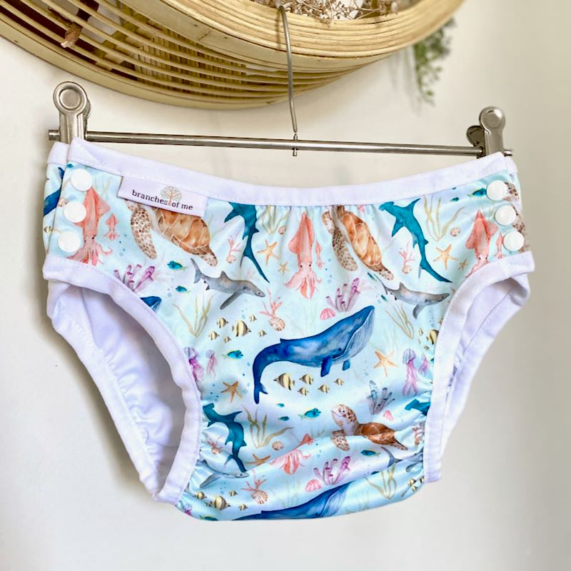 Ocean Giants Handmade Reusable Swim Nappy