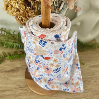 Pre-made White Birds Non Paper Towel | Wipes ~ Ready To Ship