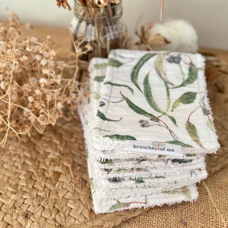 2ply Flannelette Handmade Hanky | Face Wipes | Tissues