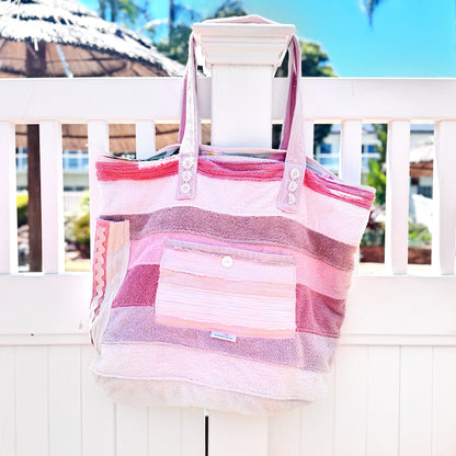 Upcycled Towelling Beach Bags ~ MADE TO ORDER ~