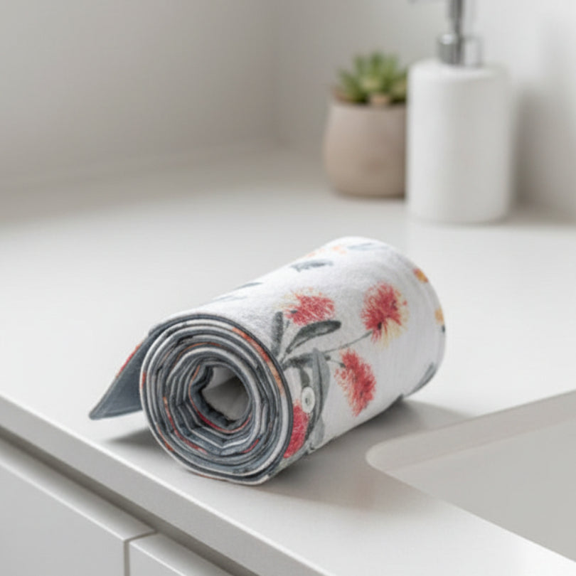 Branches Of Me Family Cloth Toilet Roll With Snaps