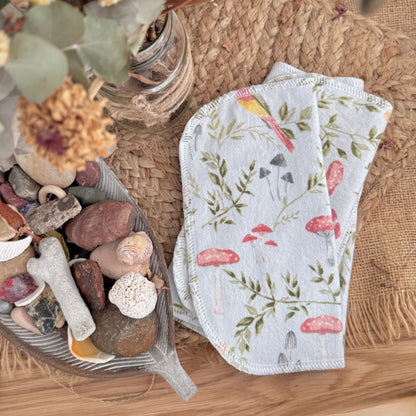 2ply Flannelette Handmade Hanky | Face Wipes | Tissues