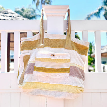 Upcycled Towelling Beach Bags ~ MADE TO ORDER ~