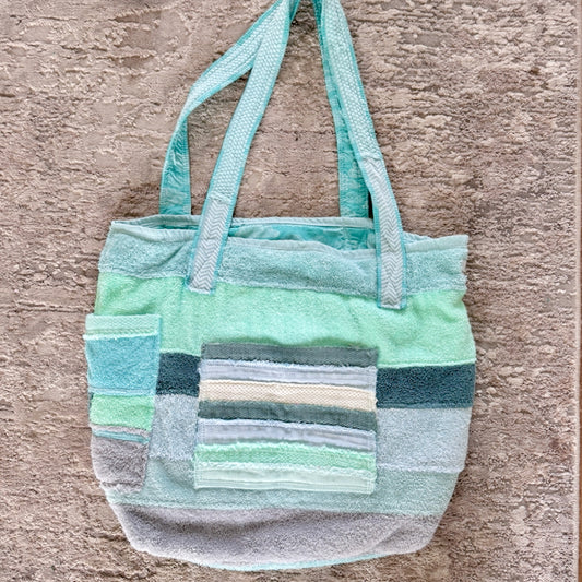 Upcycled Towelling Beach Bags ~ MADE TO ORDER ~