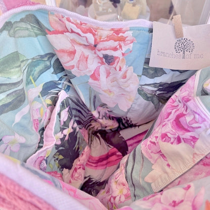 Upcycled Towelling Beach Bags ~ Pretty In Pink ~