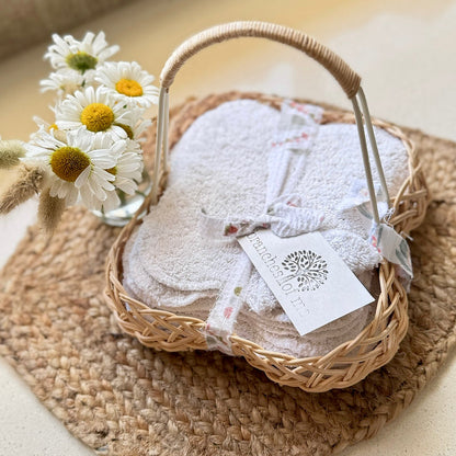 Cute Basket With Handmade Wipes