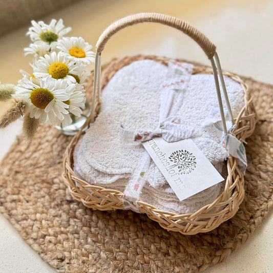 Cute Basket With Handmade Wipes