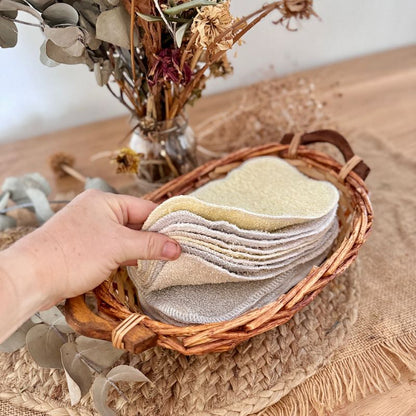 Beautiful Wicker Basket With Handmade Wipes