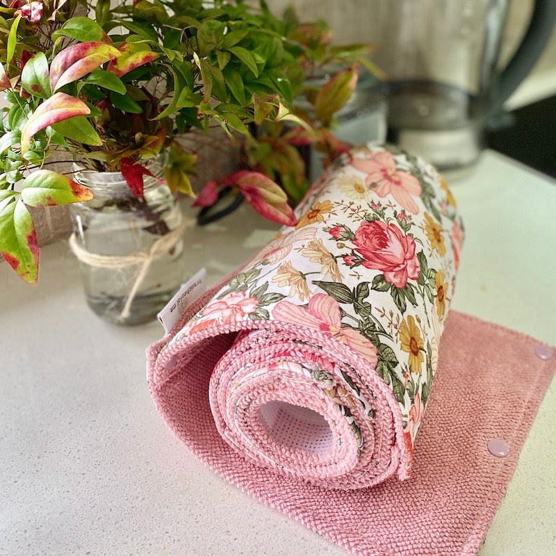 Summer Flowers Non-Paper Towel Roll | Unpaper Towels