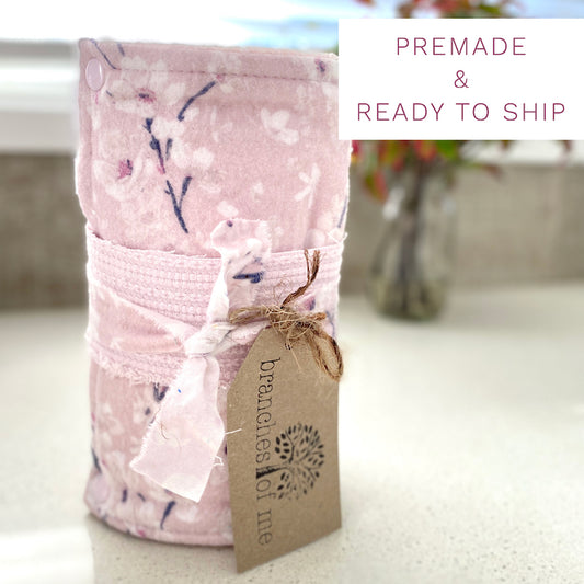 Premade Cherry Blossom Non Paper Towel ROLL | Wipes ~ Ready To Ship